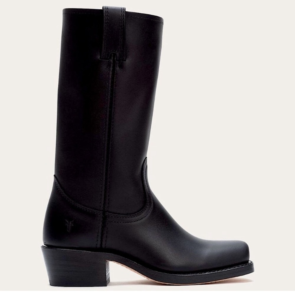 Frye Campus Cavalry 12L Black Real Leather Vintage Tall Knee High Comfy Boot